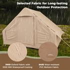 Barara King 4-6 Person Inflatable Camping Tent with 4 Mesh Screen Windows and 2 Doors for Windproof Waterproof Family Outdoor Camping Trip, White