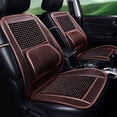 thumbnail image 5 of SPRING PARK Universal Massage Wood Beads Car Seat Cover Summer Cooling Mesh Cushion Mat, 5 of 7