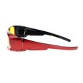 thumbnail image 4 of Womens Polarized Rhinestone Sunglasses that Fit Over Prescription Glasses with Night Driving Lens & UV400 Protection - Mocha, 4 of 5