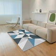 thumbnail image 1 of Alfombra Minimalista Escandinava para Sala de Estar, Diseño Geométrico Abstracto, para Dormitorio, Mesita de Noche, Mesa de Centro Rectangular Completa, 1 of 3