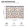 thumbnail image 3 of Cauagu Colorful Butterfly for Tyvek Makeup Bag,Reusable Travel Cosmetic Bag Women Organizer Toiletry Bag Birthday,Gifts for Women Girlfriend Mom Teacher 6.5’’*8.9’’, 3 of 7