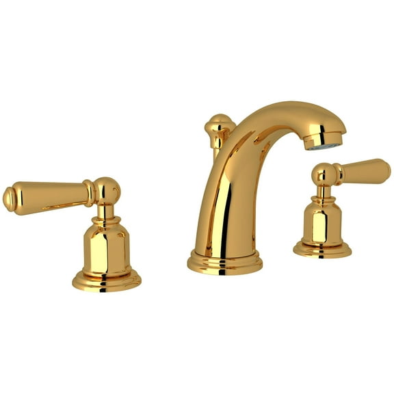 Perrin And Rowe U.3760L-2 Edwardian 1.2 GPM Widespread Bathroom Faucet - Brass