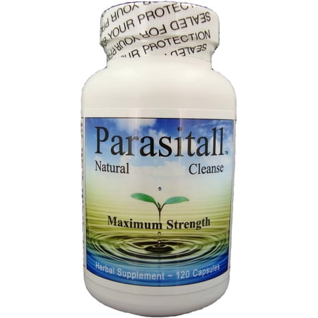 Parascitall, Serious Intestinal Cleanse, Detox and Flush Support. 120 Vegan Capsules. Made in The USA.