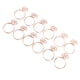 thumbnail image 4 of Clips De Papel Dorados Mini Clips De Papel Resistentes Duraderos Ligeros 12 Piezas Para Papel Para Fotos Para Archivos ANGGREK Arte y Manualidades, 4 of 8