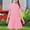 Pink, variant on Eltusu Girls Dresses, Short Sleeve Basic Casual Crewneck Summer Dress Purple Size 10-12 T