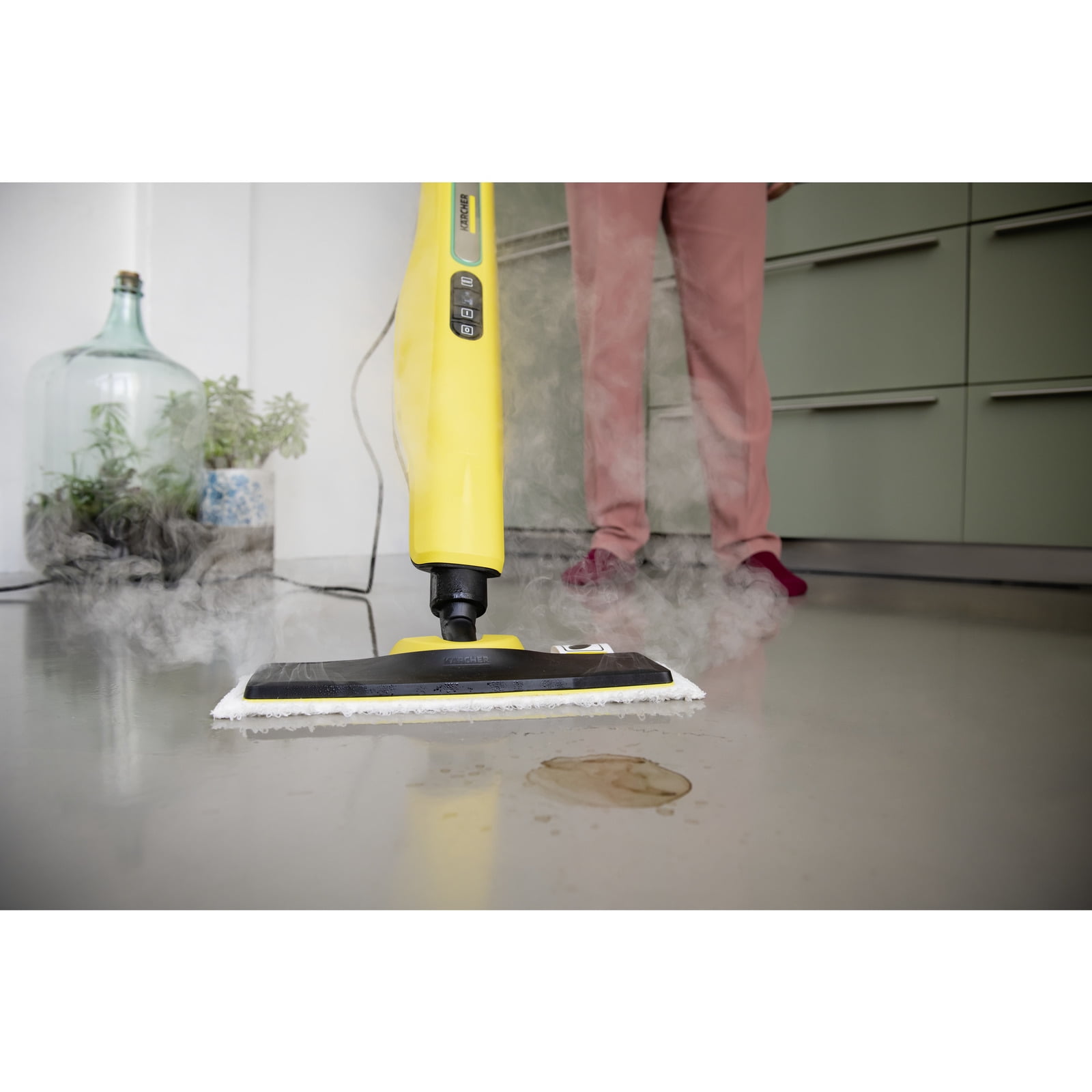 Karcher SC 3 Upright EasyFix Steam Cleaner Steam Mop for Hard Floors and  Carpet with Rapid 30 Second Heat-Up 1.513-305.0 - The Home Depot
