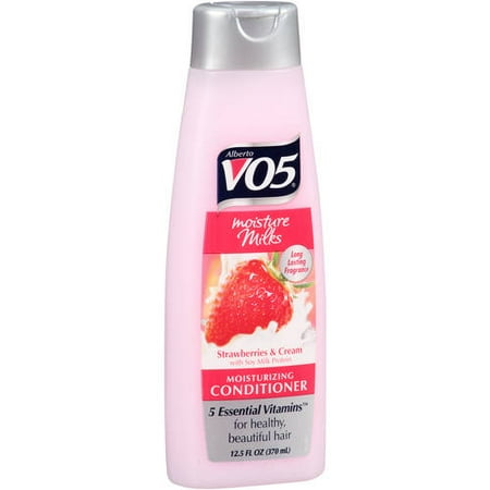 Alberto Vo5 Moisture Milks Moisturizing - (3 Pack) Alberto VO5 Moisture Milks Strawberries & Cream Moisturizing Conditioner, 12.5 Fl Oz