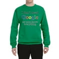 thumbnail image 2 of I Don't Need Google My Mom Knows Everything Unisex Crewneck Graphic Sweatshirt, Kelly, X-Large, 2 of 3