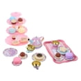 thumbnail image 3 of IFANLANDOR Imagination Stimulation Tea Set Props 17-Piece Dessert Tower for Tea Party Experience, 3 of 8