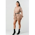 thumbnail image 4 of Double Zipper Long Sleeve Hooded Mini Dress, 4 of 4