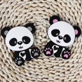 thumbnail image 4 of 6 Pcs Beads Bulk Teether Necklace Beads Nursing Jewelry Beads Silicone Loose Bead, 4 of 4