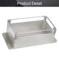 thumbnail image 4 of HUGFEGWE Junction Box ABS Plastic Dustproof Waterproof IP67 Universal Electrical Project Enclosure with Transparent Clear Cover and Fixed Ear 6.22" x 3.54" x 2.36" U2536-19149, 4 of 7