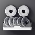 thumbnail image 4 of 2 / Set Estante champú Organizador de baño Cesta Orificio de drenaje Gris Sunnimix Rack de almacenamiento de montaje en pared, 4 of 8