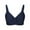 1 Blue, variant on Elainilye Fashion Womens Bra Embroidered Glossy Comfortable Breathable Bra Wirefree Gathering Underwear Everyday Bra,Blue