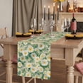 thumbnail image 2 of Table Runners 70 Inches Long Dress Scarves, Spring White Daisy Farmhouse Coffee/Dining/Kitchen Table Decor, Holiday Table Runner, Flowers Green Leaves Retro Botanical 13x70 Inch, 2 of 9
