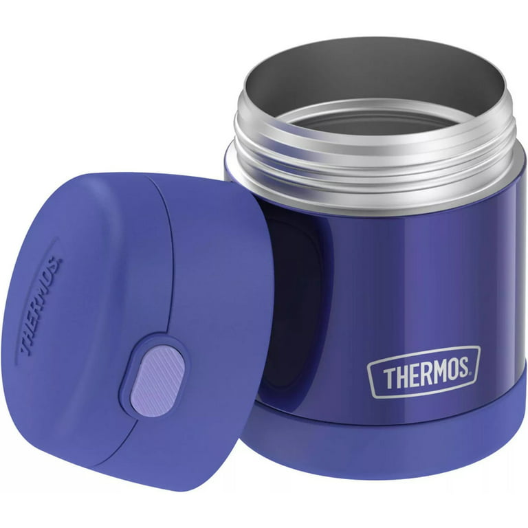 Thermos FUNtainer Stainless Steel Vacuum-Insulated Food Jar 10-Oz. Purple  (THRF3100PU6)