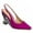 Violet Red, variant on FSJ Women Pointed Toe Butterfly High Heels Slip on Buckled Slingback Pumps Fashion Dressy Business Sandals Size 8 Black