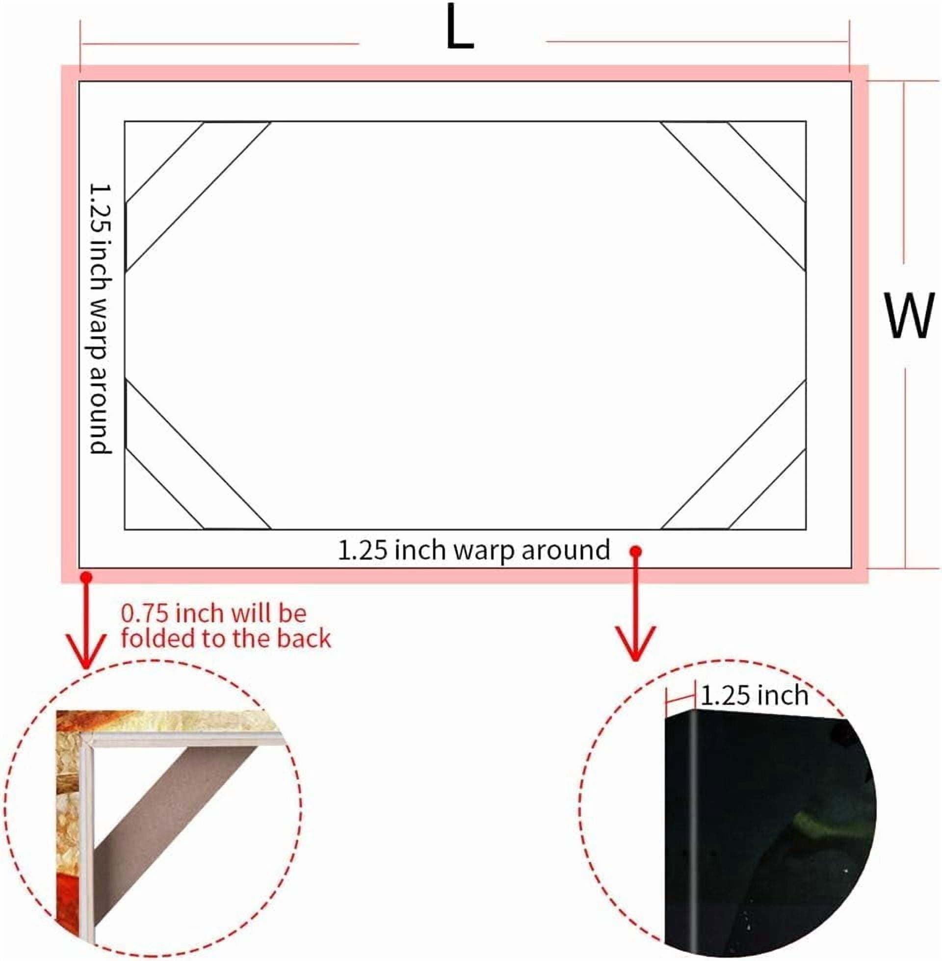 P&L Art Canvas Frame Kit, 20 x30 Inch Stretcher Bars, Wood Kits with Accessories for Oil Painting and Picture Wall Art, Gallery Wrap Wooden Art Frames