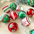 thumbnail image 3 of Dserfhy 30 Pcs Christmas Balls Ornaments 2.4 Inch Small Shatterproof Plastic Balls Christmas Tree Hanging Decoration for Holiday Wreath Party Tree Decor, 3 of 8