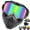 Colorful, variant on Detachable Full Face Goggle Mask, Anti-Fog & Impact Resistant Lens, Reusable Protective Shield for Construction, Woodworking, Grinding, Welding
