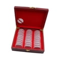 thumbnail image 2 of Vitrina conmemorativa Caja contenedor de almacenamiento de dólares, Junta protectora Caja de concha de medalla Caja de almacenamiento de medallas,, 2 of 8