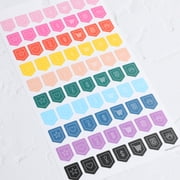 Happy Planner, 10 Sheet Sticker Pack, Basic Brights Theme, 4.75 x 9, 827 Stickers, Multicolor