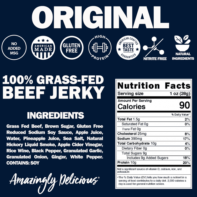 Field Trip Original Beef Jerky (Pack of 9) 2.2 oz