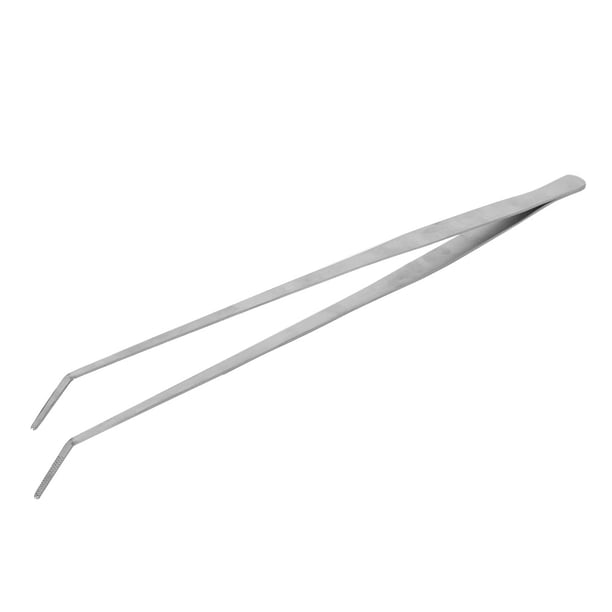 Pinzas curvas de codo de acero inoxidable para plantas de agua de pecera, herramienta de Clip para plantación de acuario
