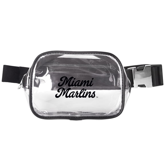 Miami Marlins Clear Belt Bag