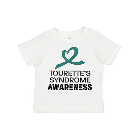 

Inktastic Tourettes Syndrome Awareness- Teal Ribbon Gift Toddler Boy or Toddler Girl T-Shirt