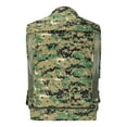thumbnail image 4 of ZVNAΖH Men's Camouflage Outdoor Work Safari Fishing Travel Photo Cargo Vest Multi Pockets Breathable Waistcoat Jacket, 4 of 5