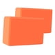 thumbnail image 2 of 2 bloques de yoga, accesorios de apoyo para yoga, equilibrio suave, estiramientos profundos, soporte Naranja, 2 of 9