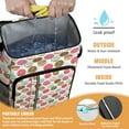 thumbnail image 2 of Cartoon Donut Print Cooler Backpack, Waterproof Insulated Bag for Sweet Foodies and Travelers, 2 of 6