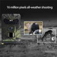 thumbnail image 4 of 2X 1080P 16MP Trail Camera Camera Hunting Trail Cameras for Animal Scouting Security Surveillance, 4 of 8