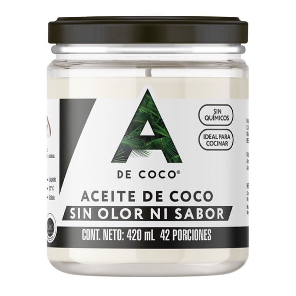 Aceite De Coco Sin Olor Ni Sabor 420 G