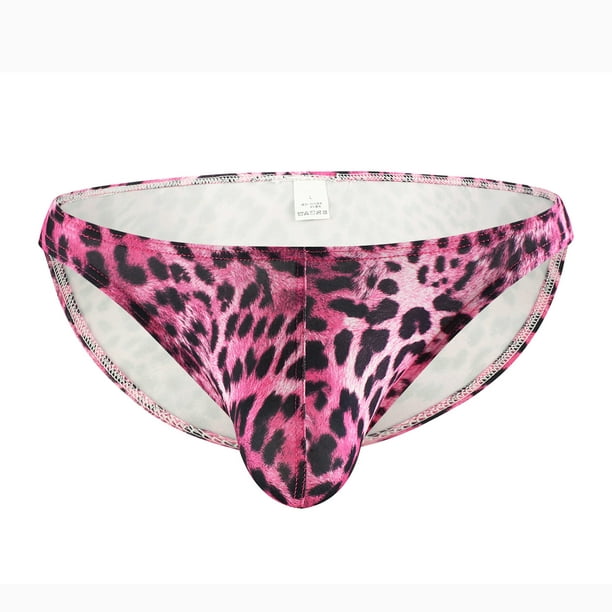 ESSSUT Underwear Womens Men's Underwear Low Waist Underwear Leopard Print  Men's Briefs Lingerie For Women Xl 