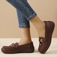 thumbnail image 5 of Willtoo Womens Wide Toe Loafers Slip On Comfort Platform Walking Shoes Casual Non Slip Flat Loafers for Daily Work Wear, 5 of 6