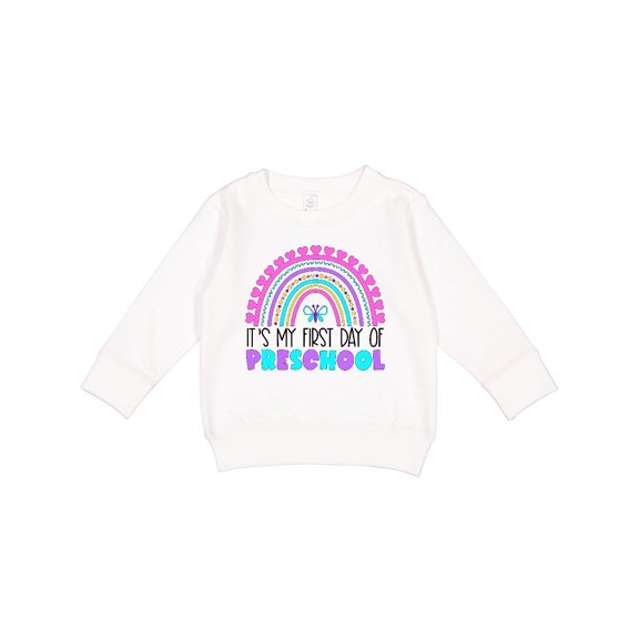 Inktastic Its My First Day of Preschool Toddler Sweatshirt