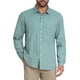 thumbnail image 4 of CAMISAS DE NEGOCIO DE MANGA LARGA A RAYAS PARA HOMBRES INSPIRAR CHIC M VERDE, 4 of 5