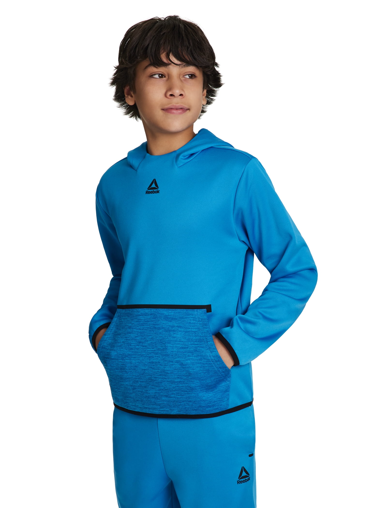 Reebok Boy's Athletic Cool Down Fleece Hoodie, Sizes 4-18