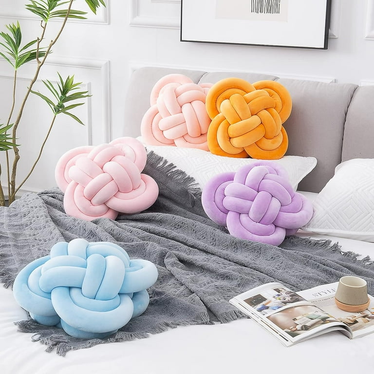 Knot Pillow Decorative Pillow Nursery Decor Cushion Knotted Pillows Knot  Ball Pillow Small Throw Cushion 