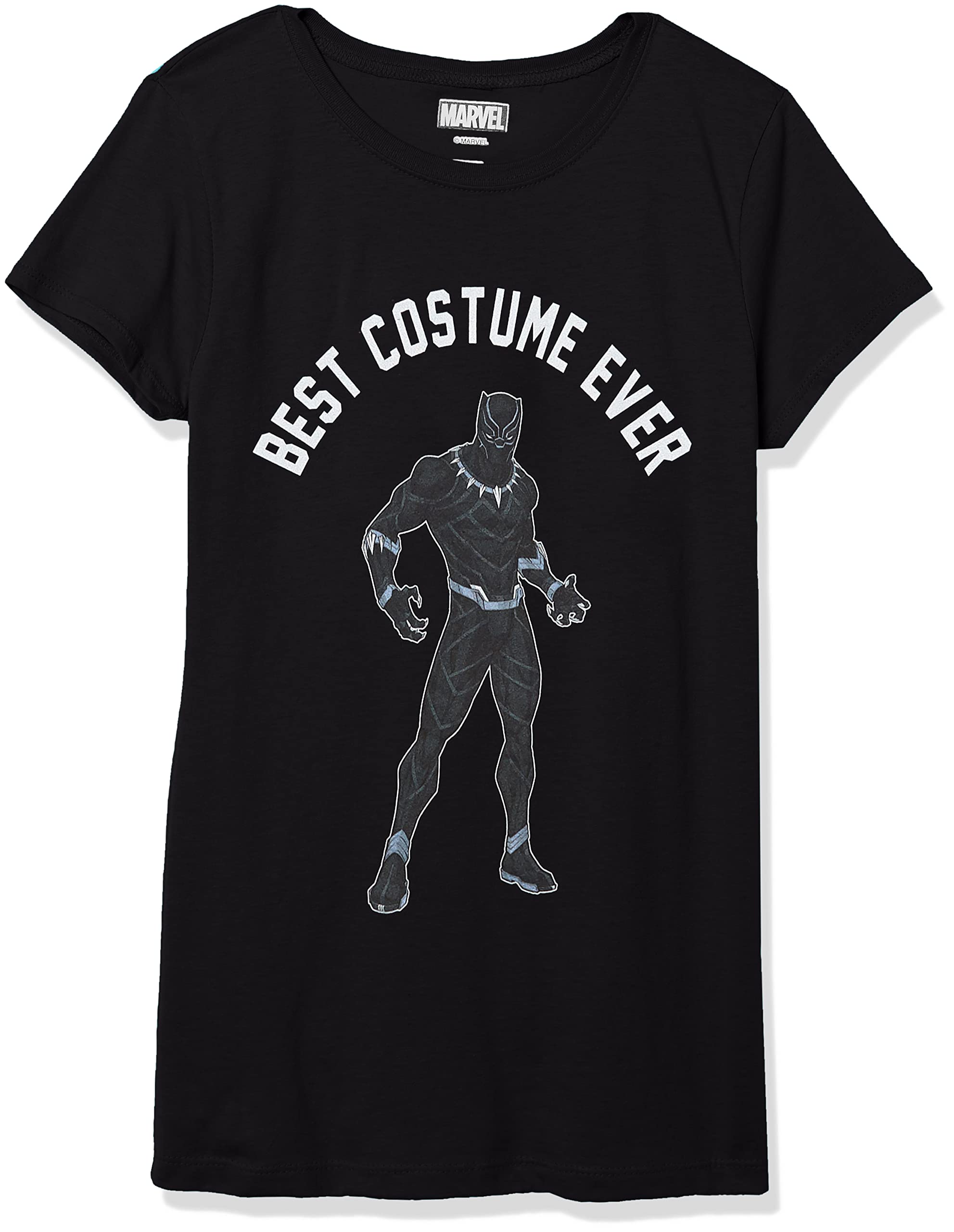 Marvel Little Big Classic - T-Shirt Ragazze Super Soldier, Bianca, Large