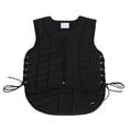 thumbnail image 2 of Equestrian Protector Vest,Professional Zip Closure Unisex Black Equestrian Protector Waistcoat Horse Riding Protective Vest with Extended Padding for Adult, 2 of 7