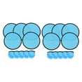 thumbnail image 4 of 10 Pieces Folding Fans Handheld Round Fans Portable Foldable Design for Summer Travel and Outdoor Activities, 4 of 9