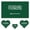 Style- E, variant on Face Tattoo Sticker, Saudi Arabia 2026 Themed, 1 Pack Waterproof Temporary Sticker, Football Fans Bar Match Watch Party Sports Event Face Decoration