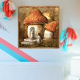 thumbnail image 4 of Cuadros Decorativos Kit de bordado de punto de cruz de pintura de diamante de taladro completo 5D DIY (Mushroom05) Wdftyju embutido en tela, 4 of 9