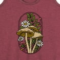 thumbnail image 3 of Instant Message - Mushrooms And Flowers - Women's Racerback Tank Top, 3 of 6