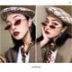 thumbnail image 3 of SKY Fashion Unisex Vintage hombres mujeres Retro pequeño ovalado gafas de sol Metal marco sombras gafaspangjing, 3 of 4