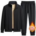 thumbnail image 3 of Conjunto deportivo de invierno para correr 2024, ropa deportiva para mantenerse abrigado, conjunto deportivo para hombre, traje de terciopelo, chándal grueso y cálido para hombre, 3 of 5