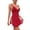 02-Wine Red, variant on Women's Lingerie Sexy Nightwear Spaghetti Strap Nightgown Babydoll Chemise